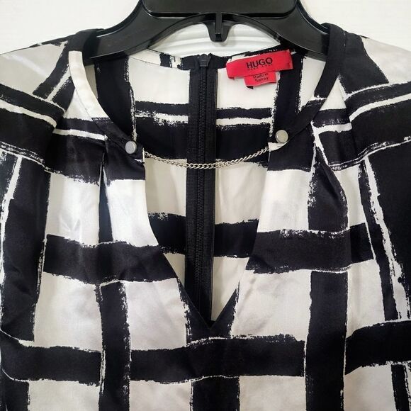 Hugo Hugo Boss Ciaris silk top size 8 - Picture 2 of 5